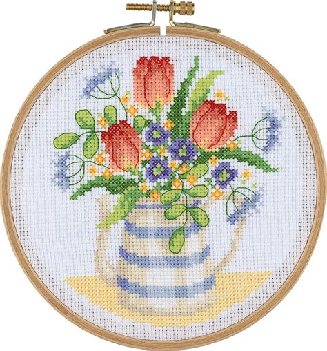 My Cross Stitch French Tulips (Counted Cross Stitch Kit) 14 Count